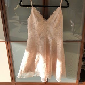 Beautiful light pink embroided dress